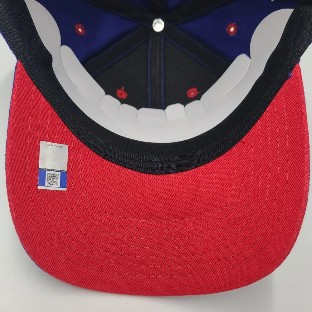 Kids Kansas Jayhawks Hat Adjustable Fan Favorite Blue Red NCAA University Boys
